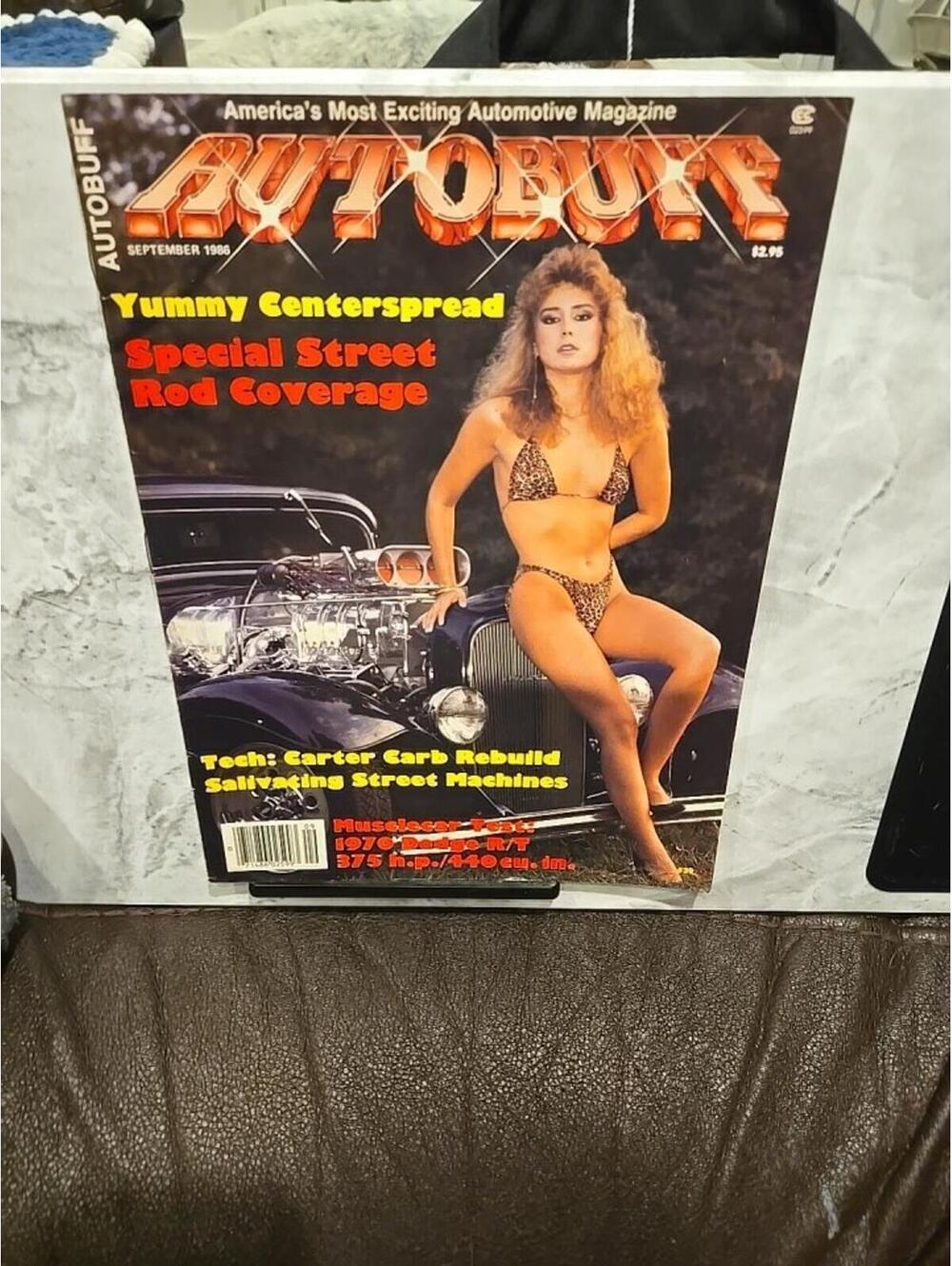 Autobuff Magazine September 1986 Miss Autobuff ‘70 Road Runner ‘66 Acadian